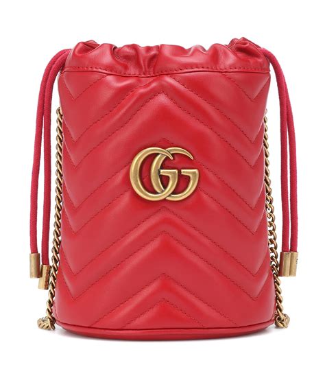 red marmont gucci bag|Gucci denim marmont bag.